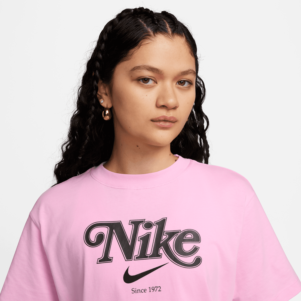 Nike Sportswear Boyfriend Tee Ef T-shirts Dames pink rise maat: XS beschikbare maaten:XS S M L XL