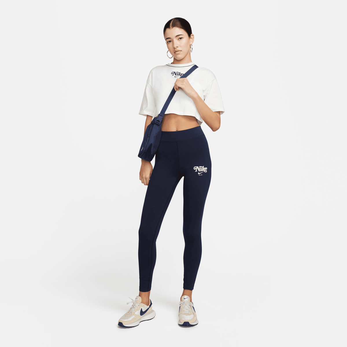 Nike Sportswear Crop Tee Ef T-shirts Dames sail maat: XS beschikbare maaten:XS S M L XL