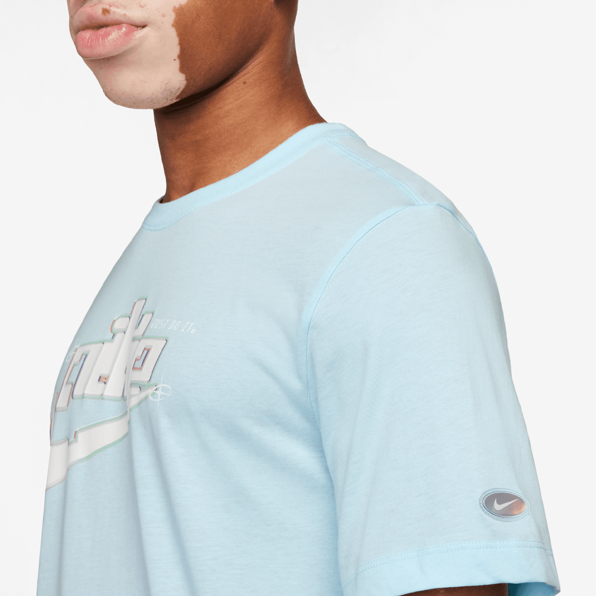 Nike Sportswear Short Sleeve T-shirt T-shirts Heren glacier blue maat: S beschikbare maaten:S M L XL