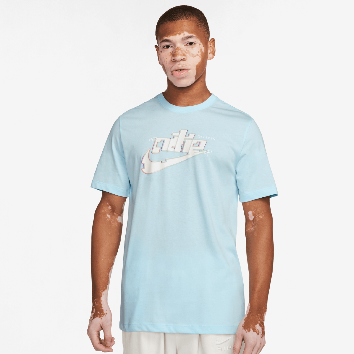Nike Sportswear Short Sleeve T-shirt T-shirts Heren glacier blue maat: S beschikbare maaten:S M L XL