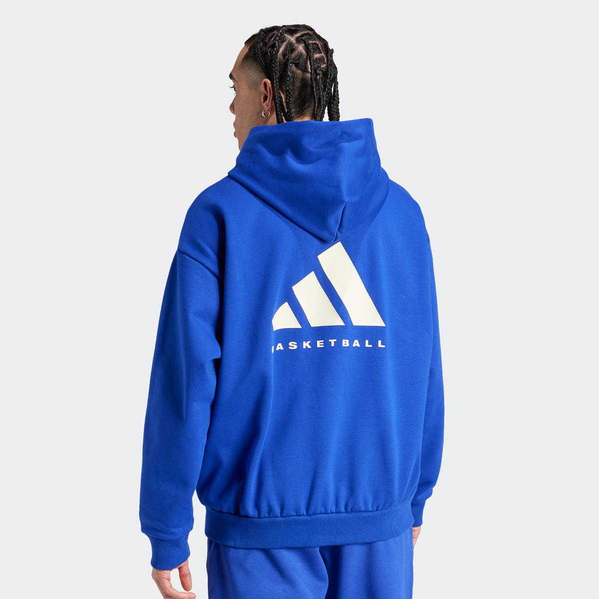 Adidas Originals One Fleece Hoodie Hoodies Heren lucid blue maat: XL beschikbare maaten:S M L XL