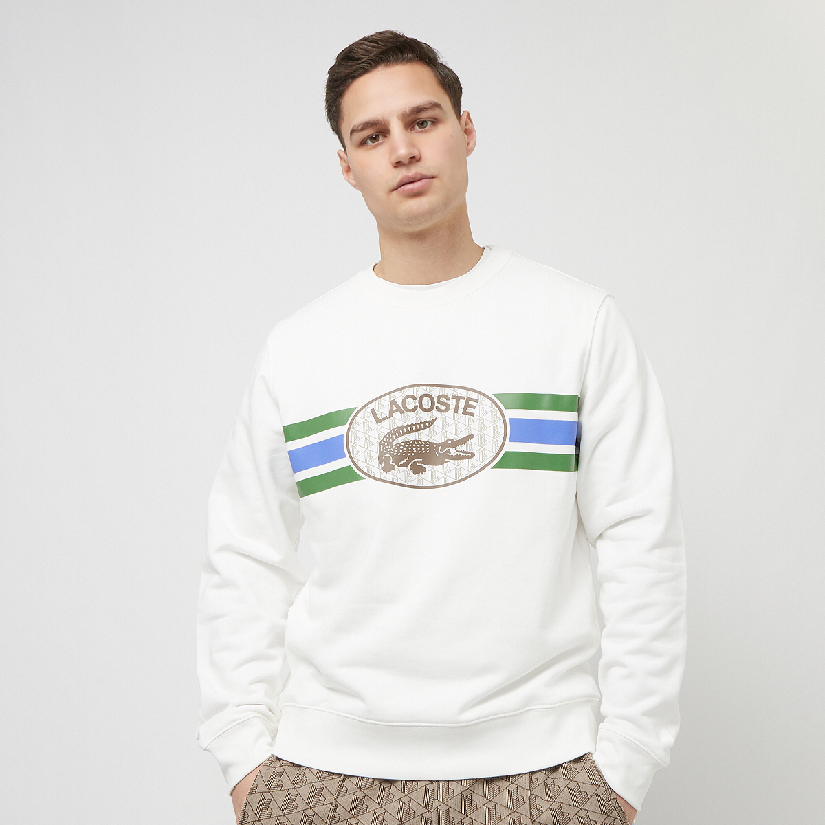 Lacoste Sweatshirt Sweaters Kleding flour sorrel-ethereal maat: S beschikbare maaten:S M L XL XXL