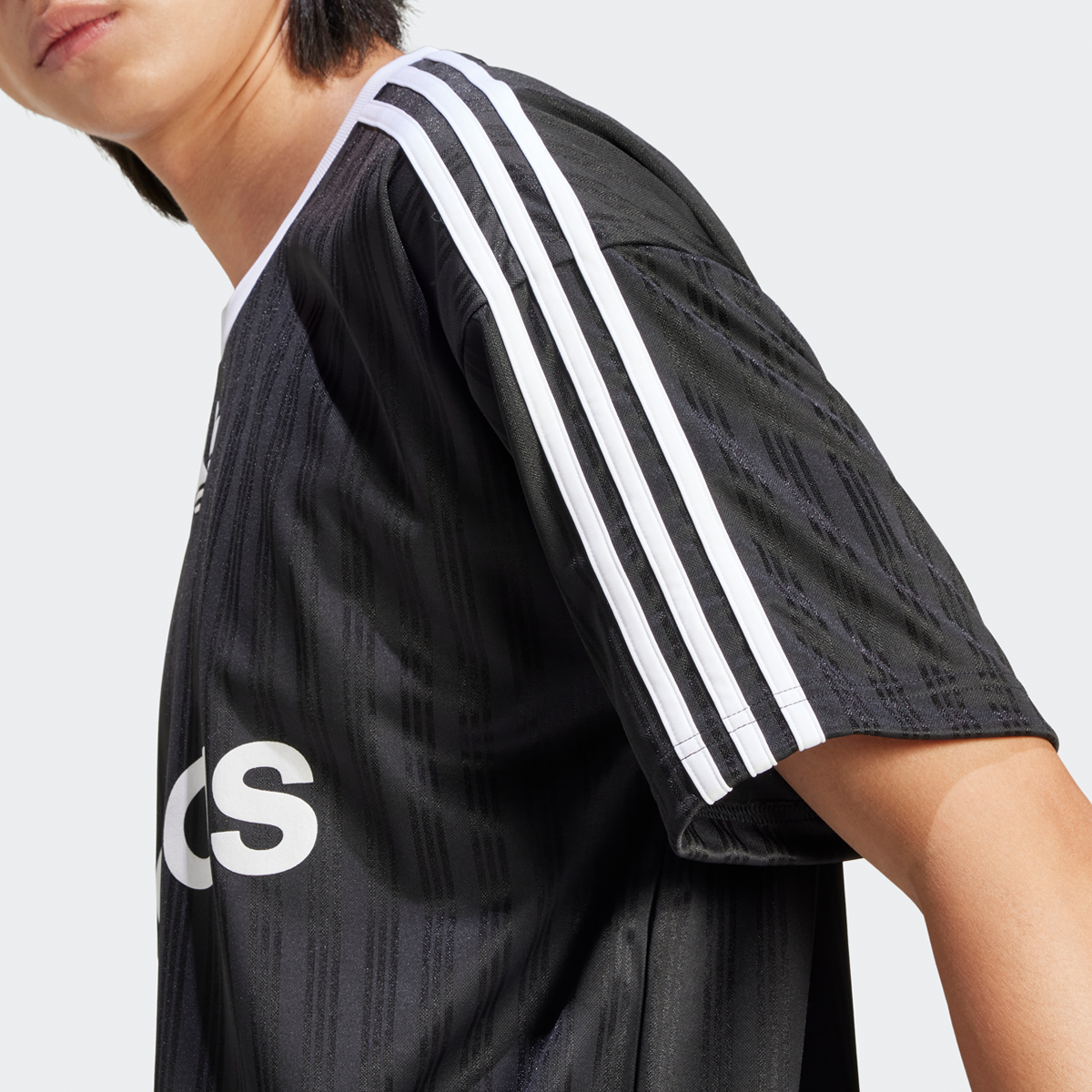 adidas Originals Adicolor 3-stripes Jersey Sportshirts Heren black white maat: S beschikbare maaten:S M L XL