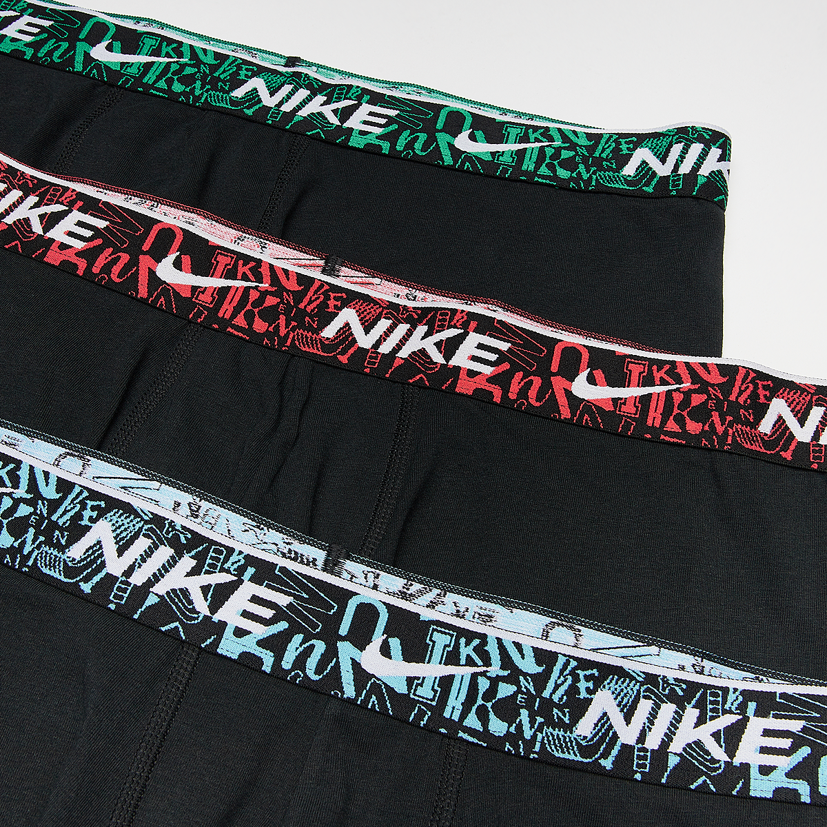 Nike Underwear (3 Pack) Boxershorts Heren black red blue maat: S beschikbare maaten:S M