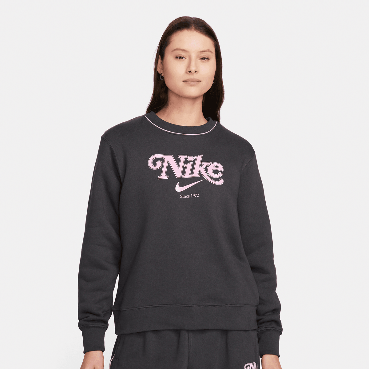 Nike Sportswear Fleece Crew Ef Sweatshirts Dames anthracite maat: L beschikbare maaten:XS S M L XL
