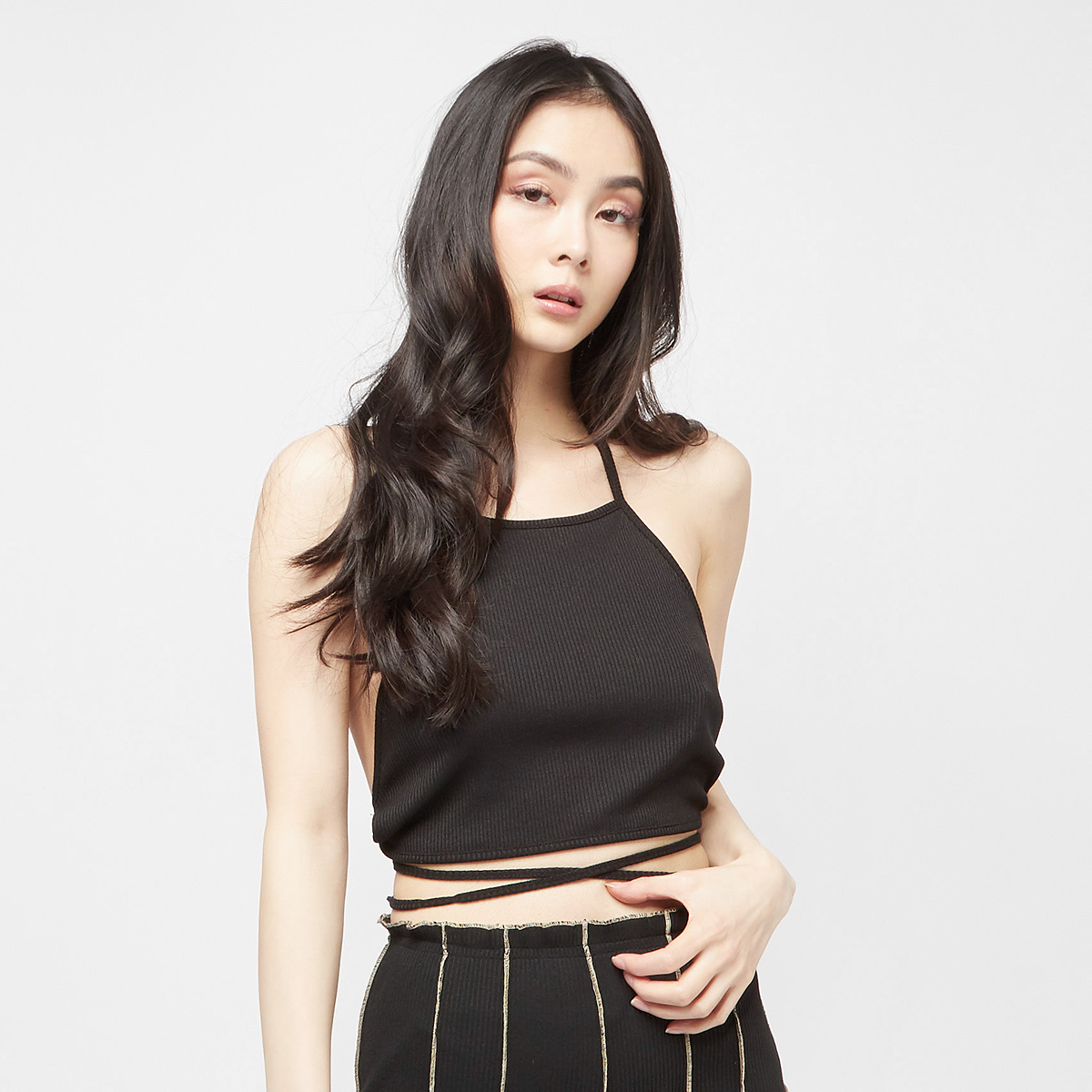 Productafbeelding: Rib Trapeze Cropped Top