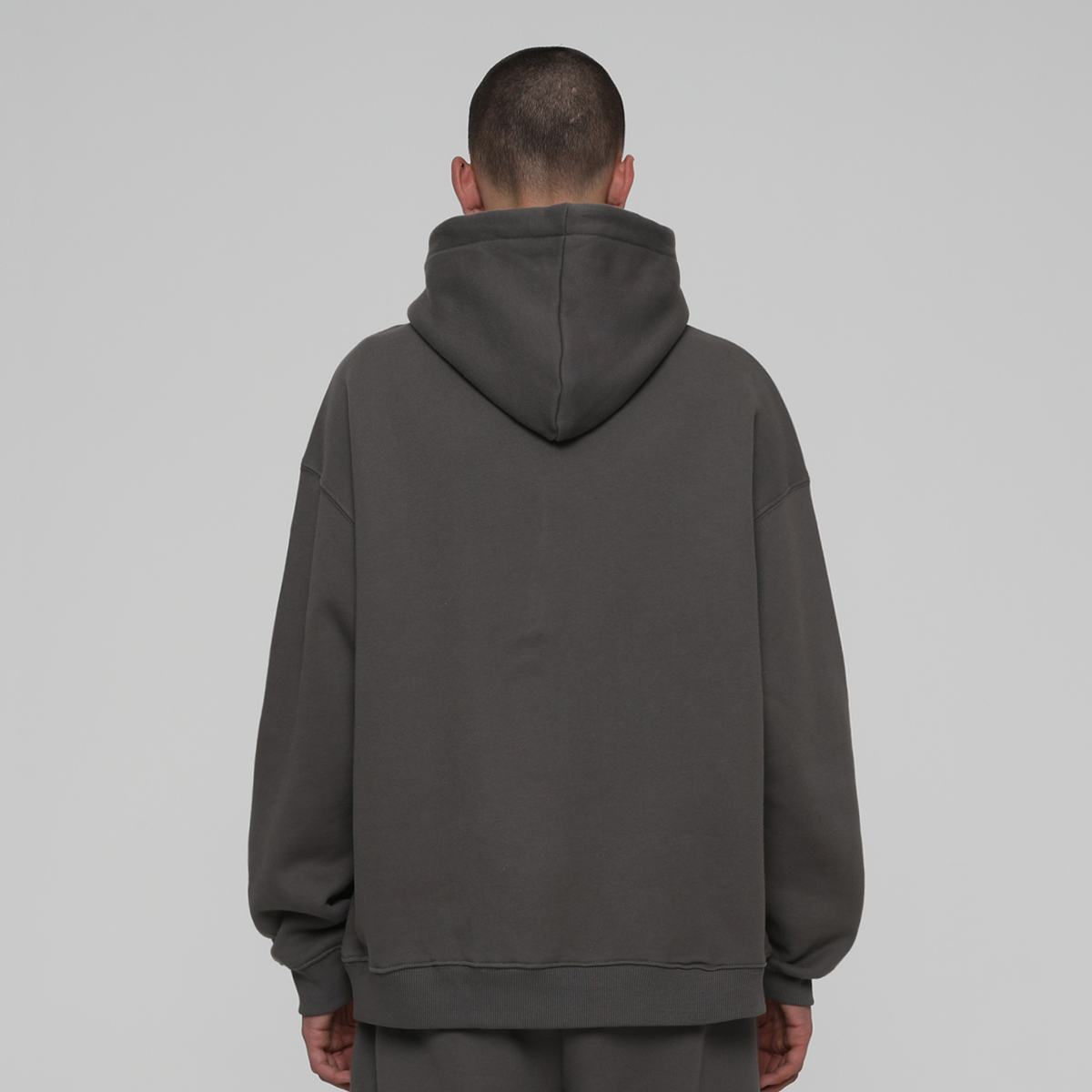 Low Lights Studios Boxer Zip-hoodie Hooded vesten Heren washed grey maat: S beschikbare maaten:S M L XL XXL