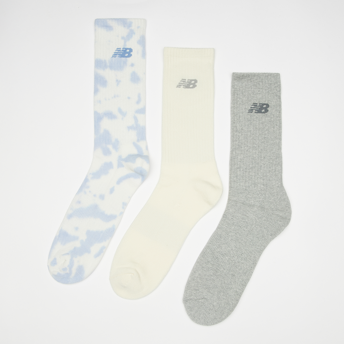 New Balance Fashion Cushioned Crew Socks Tie-dye (3 Pack) Lang Heren white maat: 39-42 beschikbare maaten:35-38 39-42 43-46