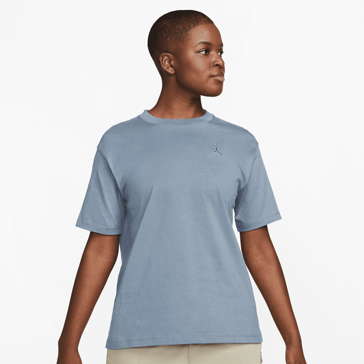 Jordan Essentials Girlfriend-t-shirt Für Damen T-shirts Dames blue grey maat: XS beschikbare maaten:XS S M L XL