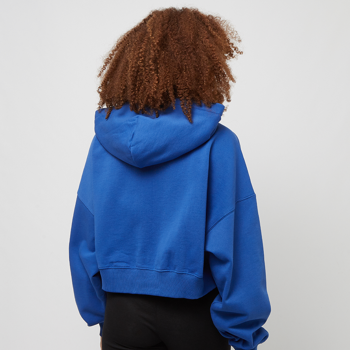 Pegador Marla Cropped Zip Hoodie Rits hoodies Dames Blue maat: XS beschikbare maaten:XS S M L