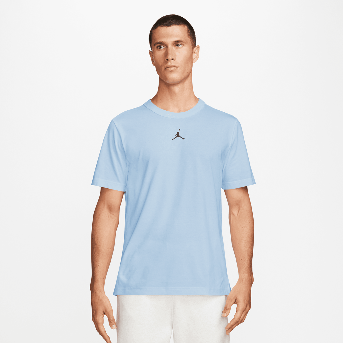 Jordan Dri-fit Sport Short Sleeve Top T-shirts Heren celestine blue black maat: XL beschikbare maaten:S M L XL