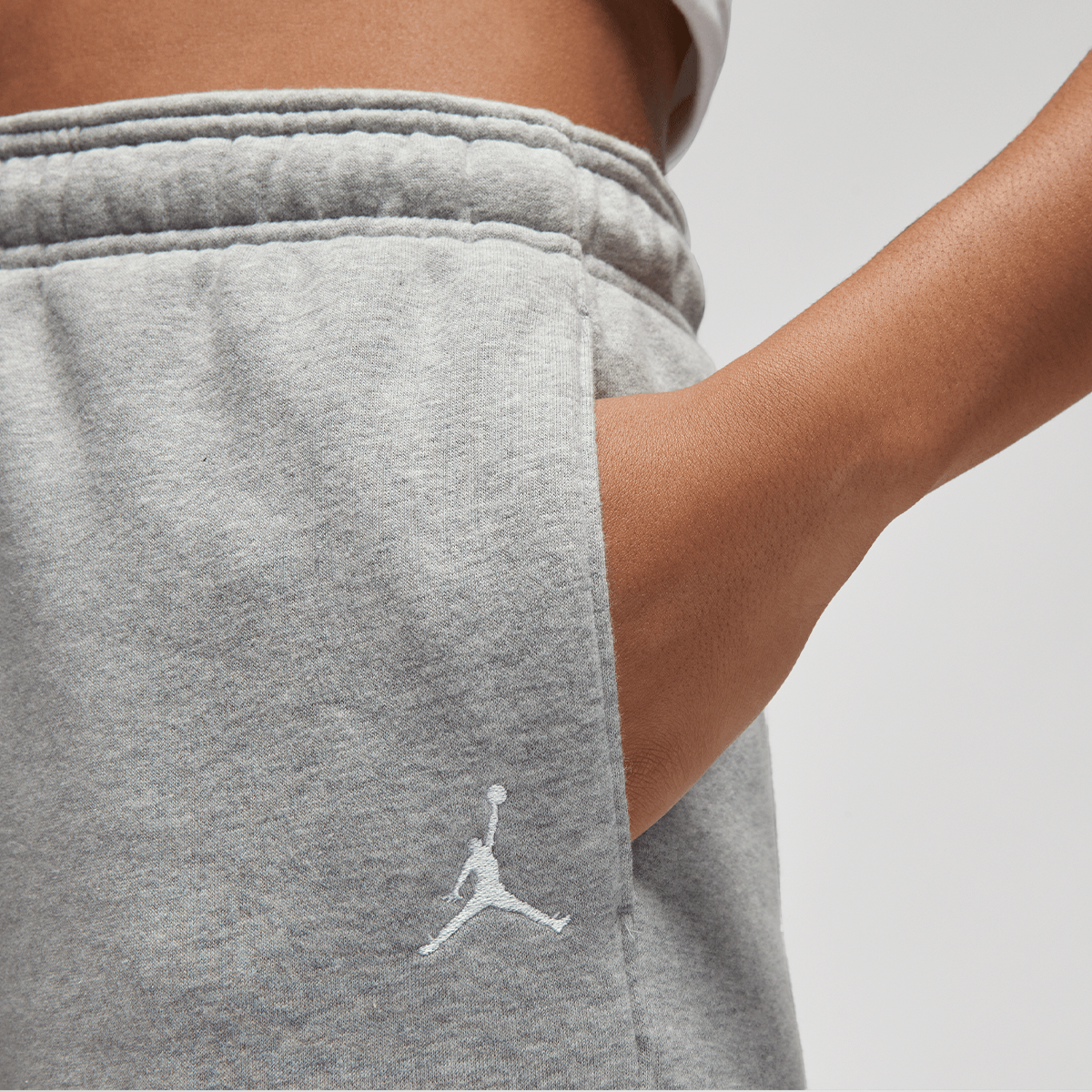 Nike Brooklyn Fleece Damenhose Trainingsbroeken Dames dk grey heather maat: XS beschikbare maaten:XS L