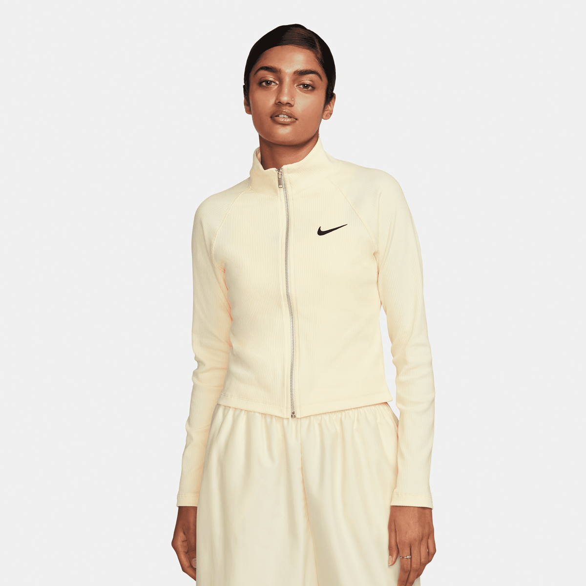 Nike Sportswear Trend Jacke Rits hoodies Dames coconut milk maat: XS beschikbare maaten:XS S M L