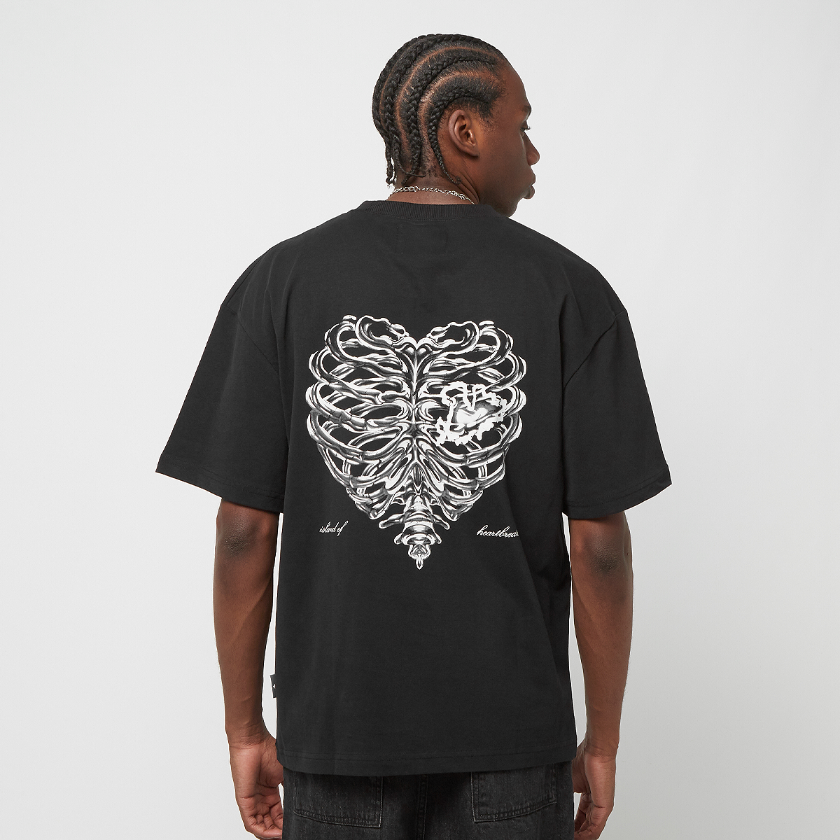 Pequs Island Of Heartbreaks Chrom T-shirt T-shirts Kleding Black maat: XL beschikbare maaten:XL S M