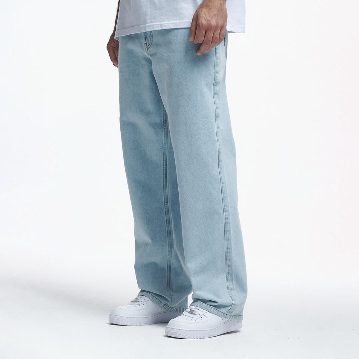 2Y Studios Adrik Basic Baggy Jeans Spijkerbroeken Heren ICE BLUE maat: 29 beschikbare maaten:29 30 31 32 33 34