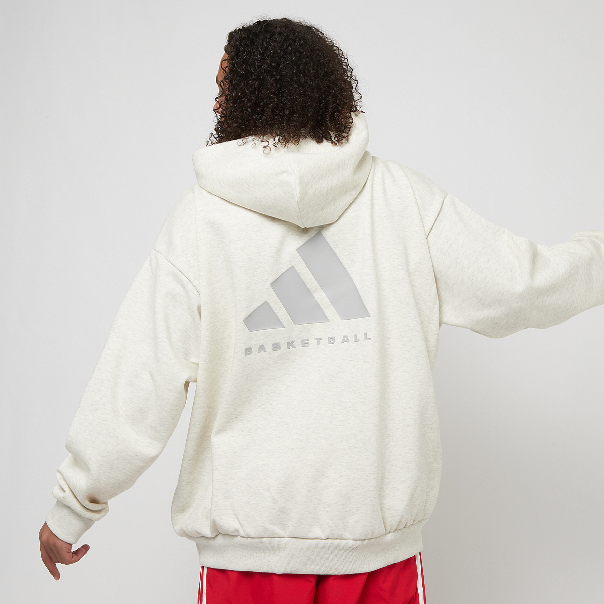 Adidas Originals One Fleece Hoodie Hoodies Heren cream white mel. maat: XL beschikbare maaten:S M L XL