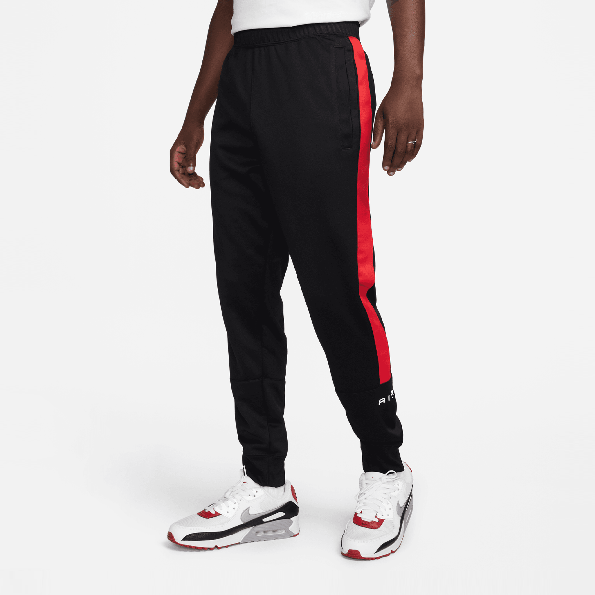 Nike Sportswear Swoosh Air Jogger Poly-knit Trainingsbroeken Heren Black maat: XL beschikbare maaten:S M L XL