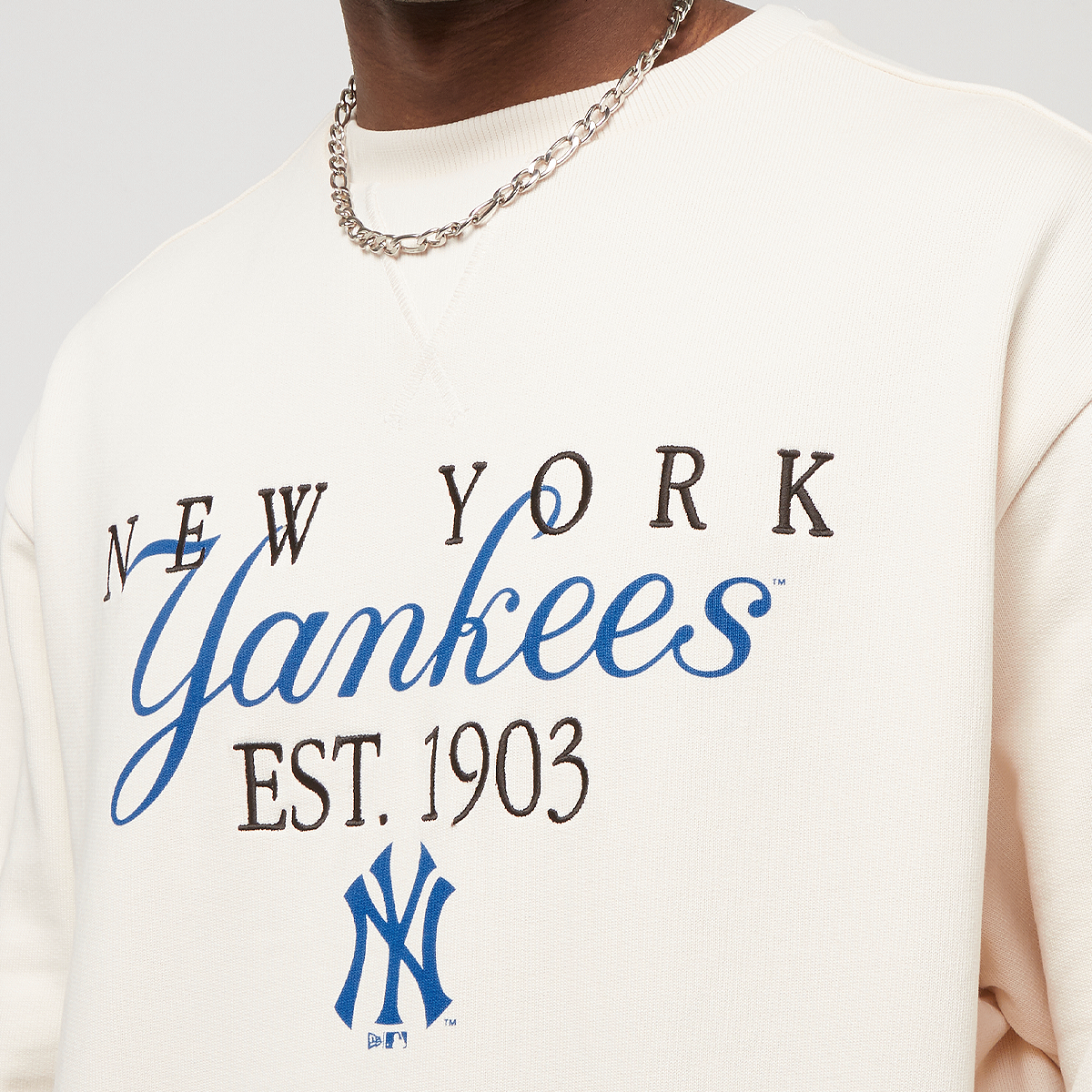new era Mlb Lifestyle Crew Neck York Yankees Sweatshirts Heren OFWNVY maat: S beschikbare maaten:S M L XL