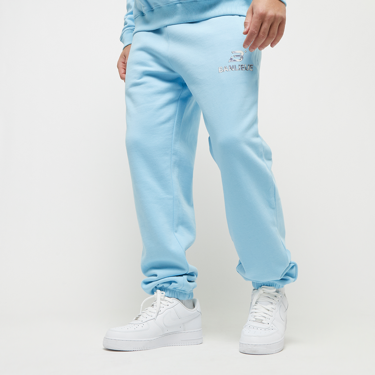 Clan de Banlieue B+ Chrome Sweatpants Trainingsbroeken Heren sky blue maat: XL beschikbare maaten:S M L XL