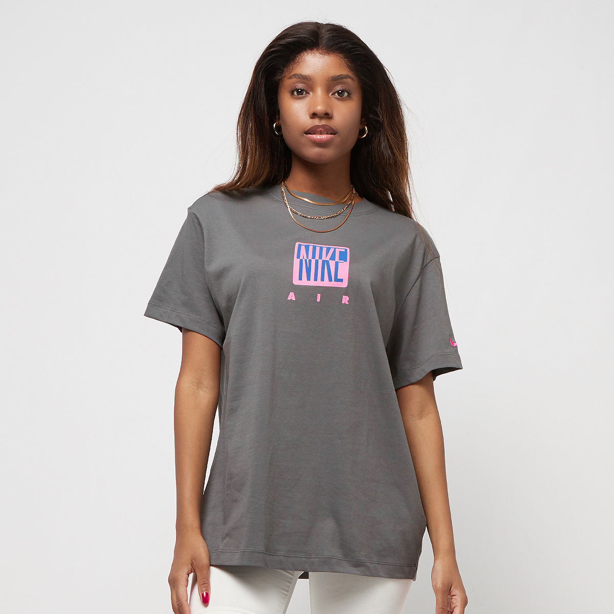 Nike Sportswear Tee Print Vintage T-shirts Kleding iron grey maat: L beschikbare maaten:XS S M L