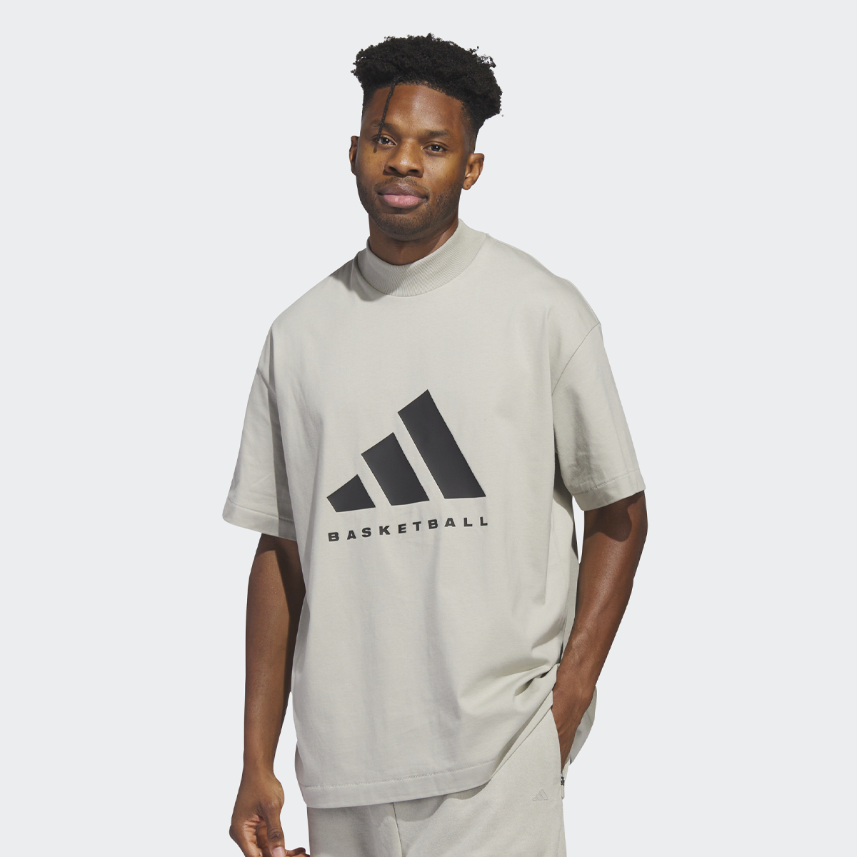 Adidas Originals One Cotton Jersey Tee T-shirts Heren sesame sesame maat: XL beschikbare maaten:S M L XL