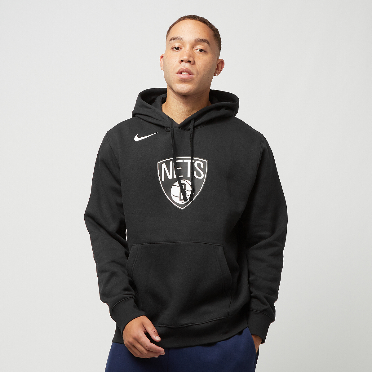 Nike Nba Brooklyn Nets Club Hoody Hoodies Kleding black maat: XXL beschikbare maaten:XS S M L XL XXL