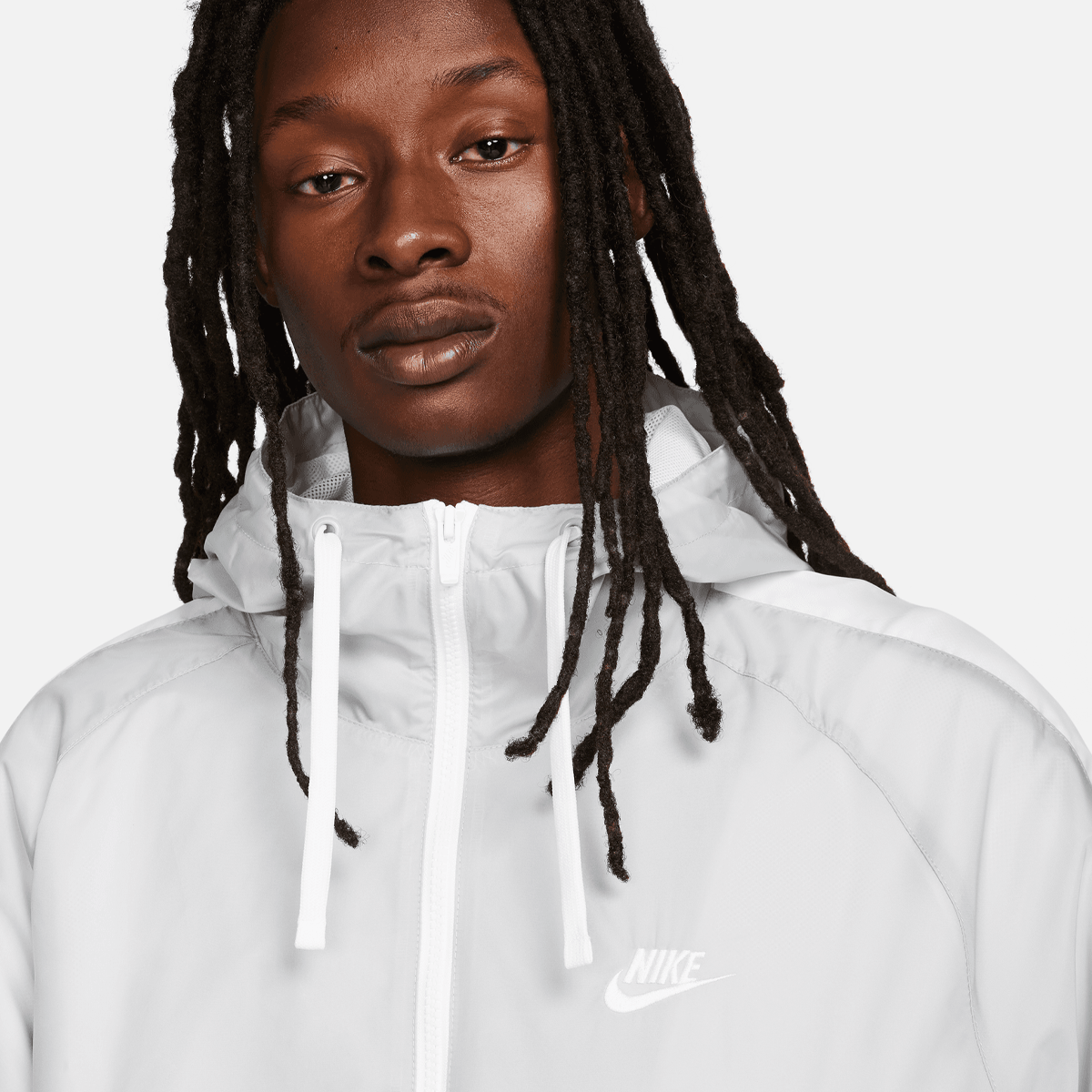 Nike Club Woven Hooded Track Suit Trainingspakken Heren smoke grey maat: M beschikbare maaten:S M L XL