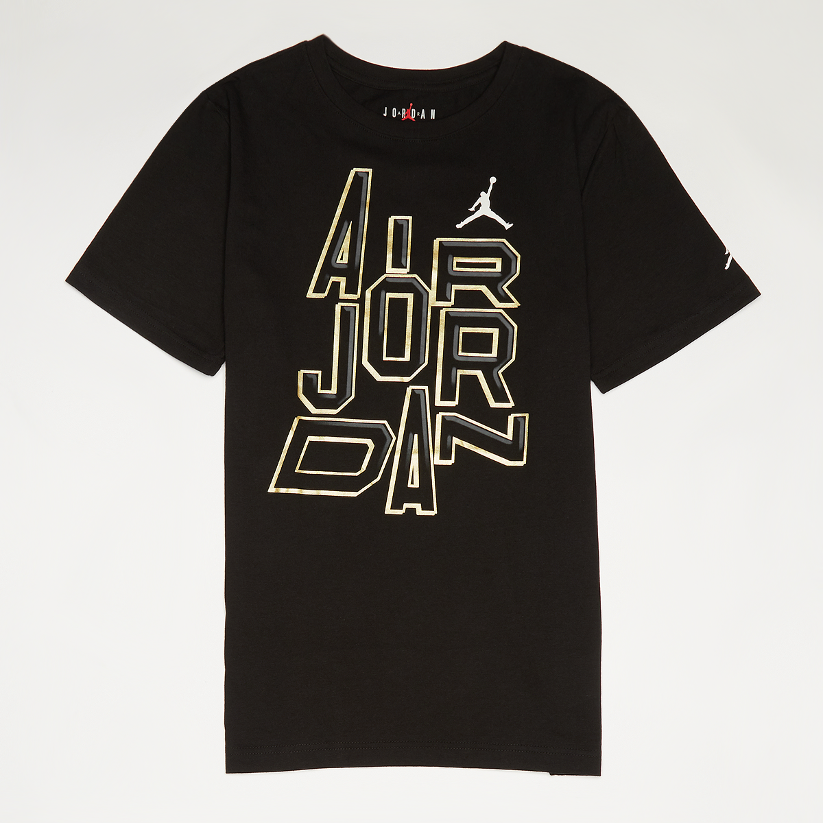 Jordan 23 Gold Line S s Tee T-shirts Kids Black maat: 128 beschikbare maaten:128 147 158 170
