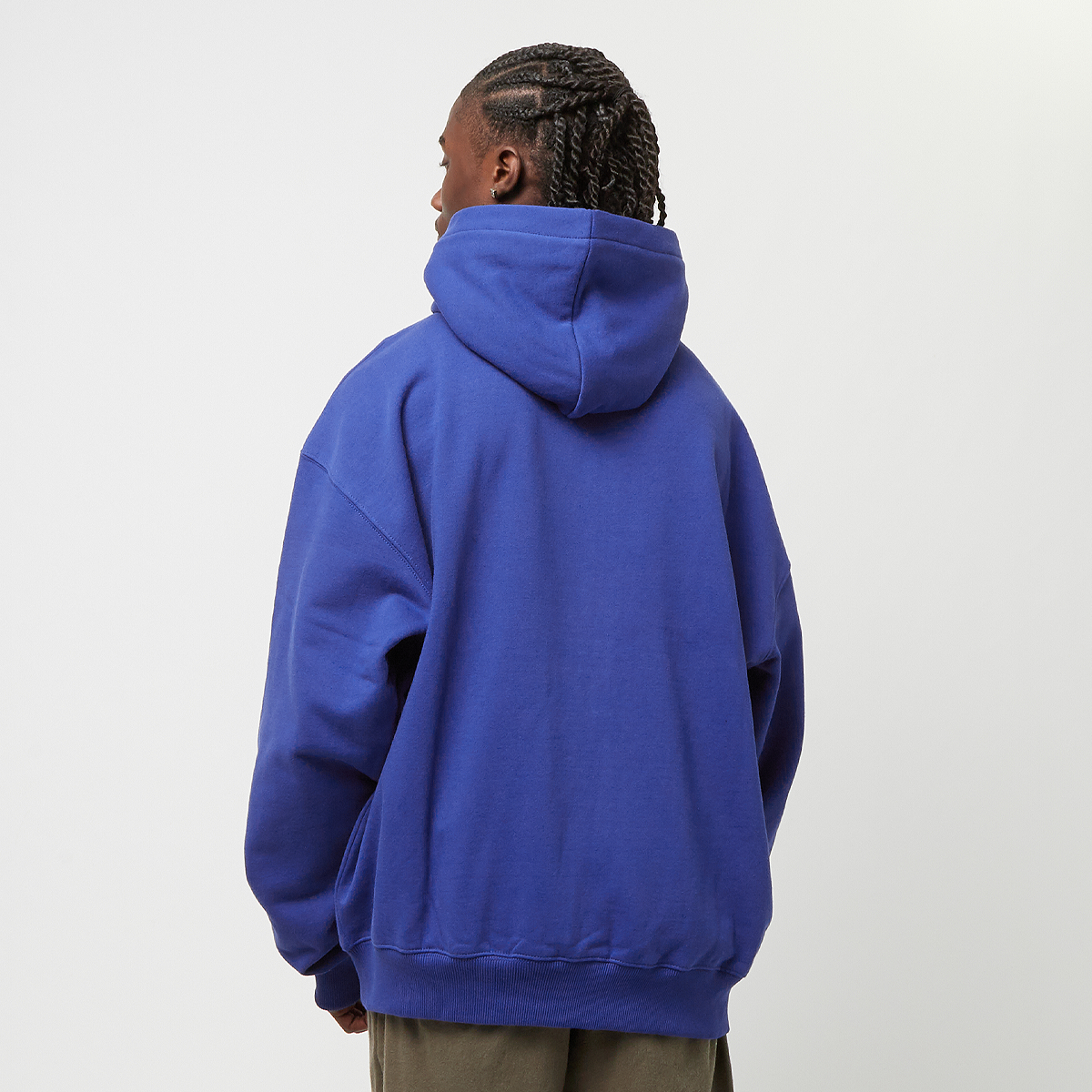 Pegador Layton Oversized Sweat Jacket Hooded vesten Heren washed endless blue maat: M beschikbare maaten:S M L XL