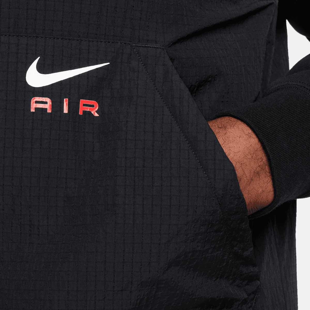 Nike Sportswear Swoosh Air Therma Fit Insulated Vest Bodywarmers Heren schwarz maat: L beschikbare maaten:S M L