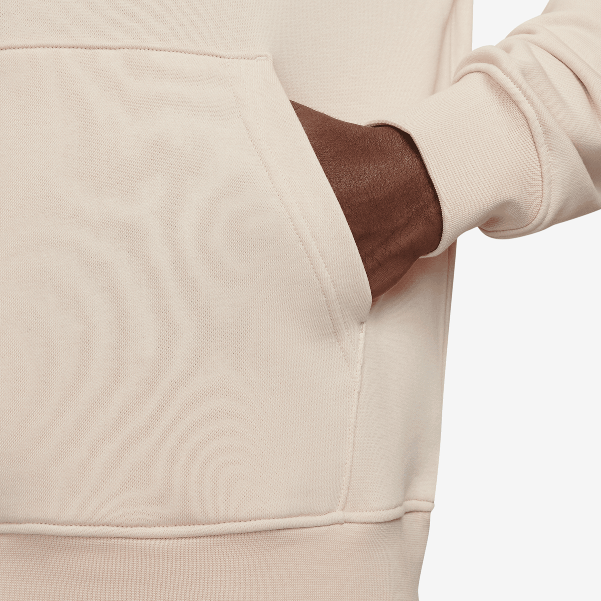 Jordan Essentials Loopback-fleece-hoodie Hoodies Heren legend lt brown white maat: S beschikbare maaten:S M L XL