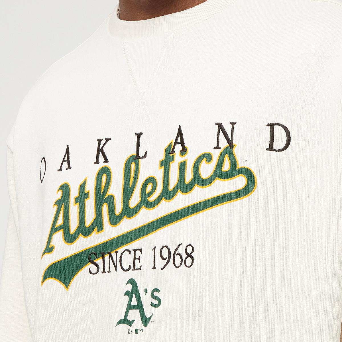 new era Mlb Lifestyle Crew Neck Oakland Athletics Sweatshirts Heren ofwdkg maat: S beschikbare maaten:S M L XL XXL