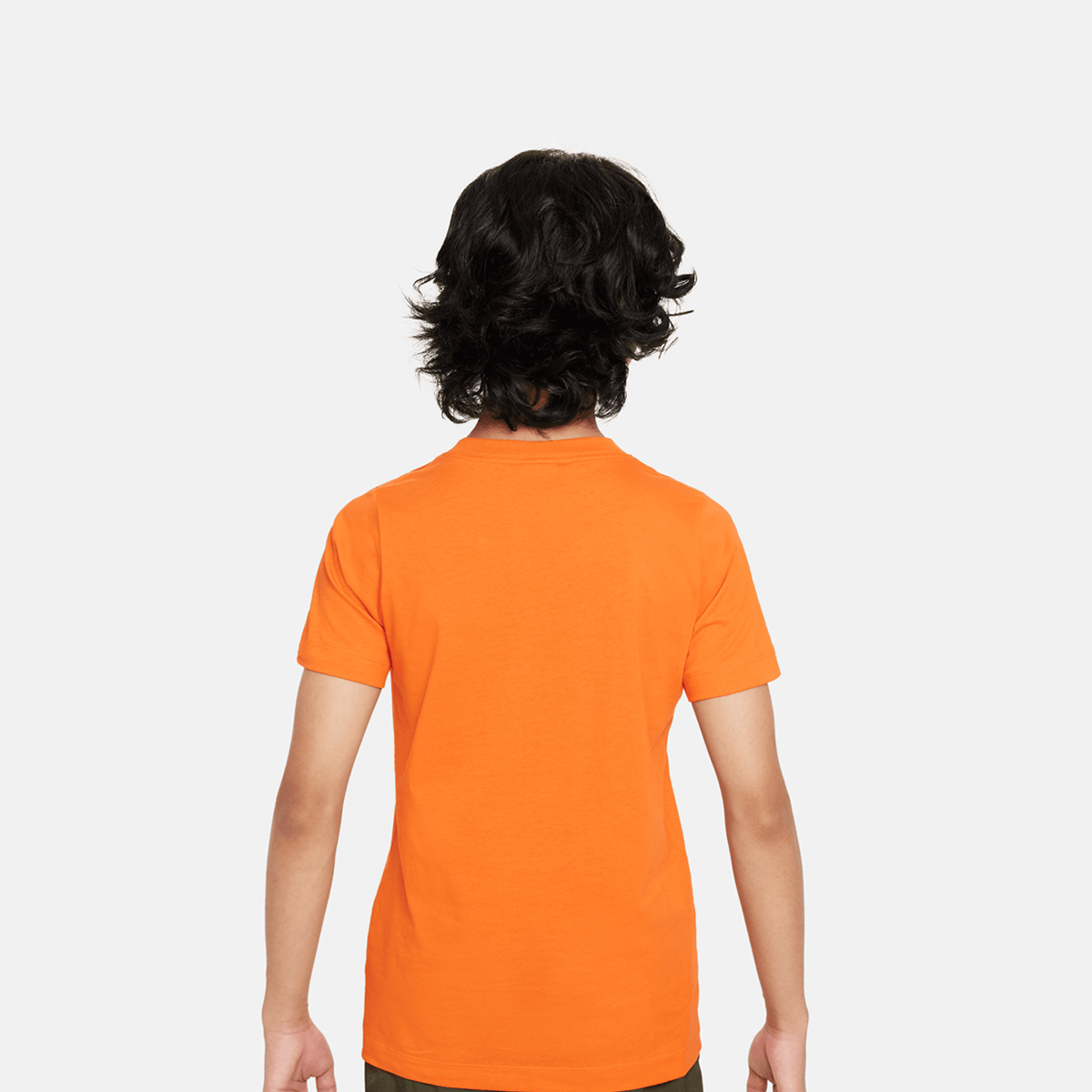 Nike Sportswear Short Sleeve T-shirt T-shirts Kids safety orange maat: 137 beschikbare maaten:137 147 158 170