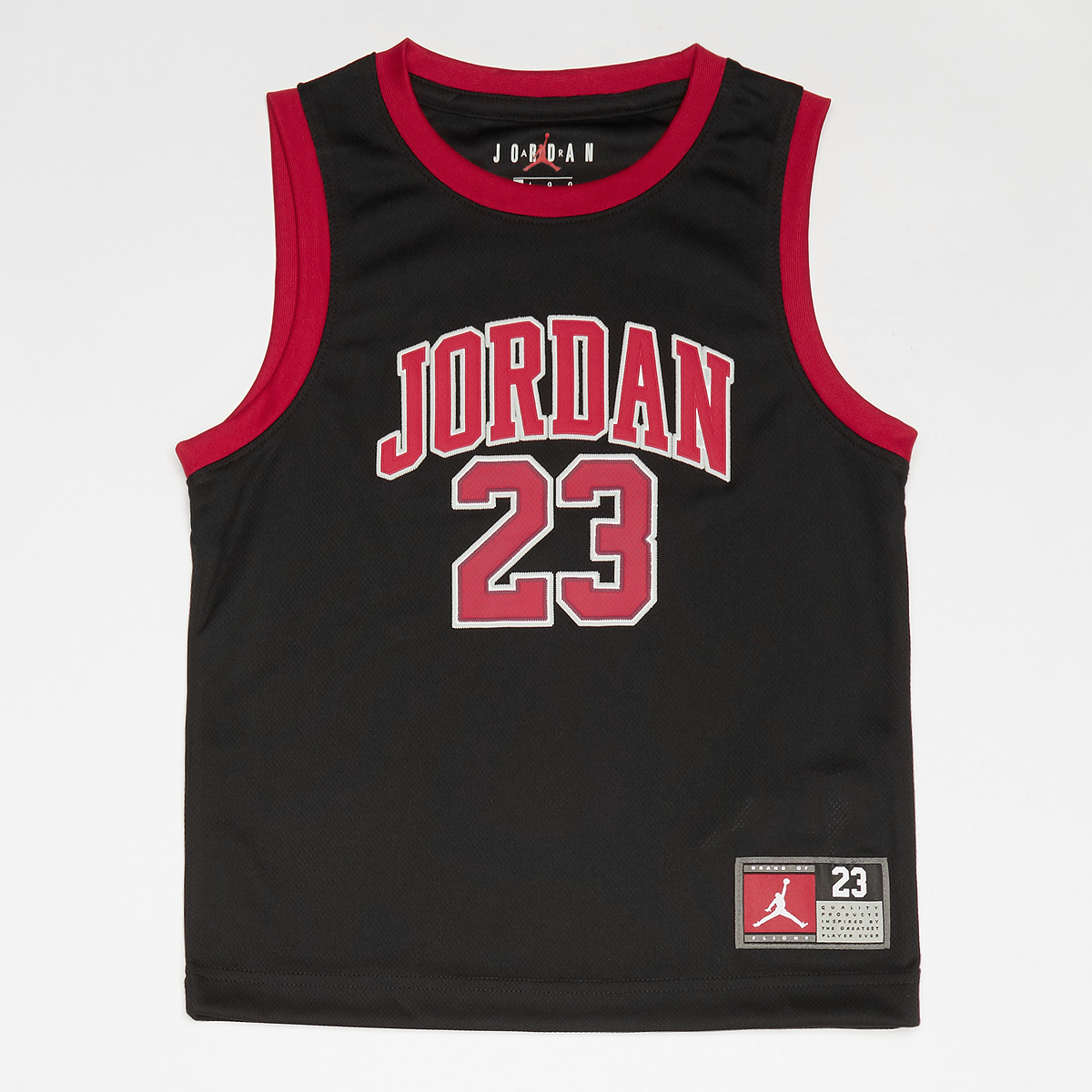 Jordan 23 Jersey Set Baby sets Kids black (gym red) maat: 104 beschikbare maaten:12 m 18 m 24 m 98 104 110 116 122