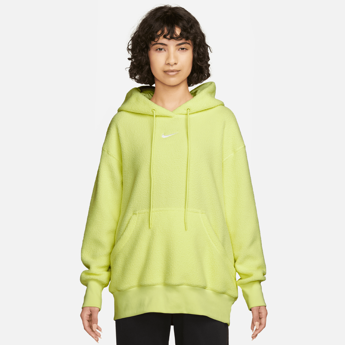 Nike Sportswear Plush Hoodie Hoodies Dames luminous green luminous green maat: XS beschikbare maaten:XS S M L