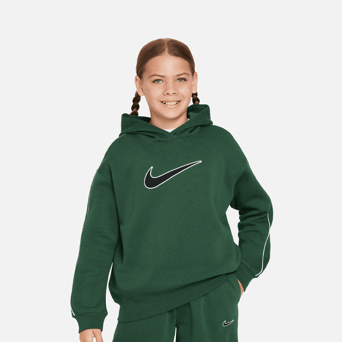 Nike Sportswear Oversize-hoodie Hoodies Kids fir fir white maat: 158 beschikbare maaten:137 147 158