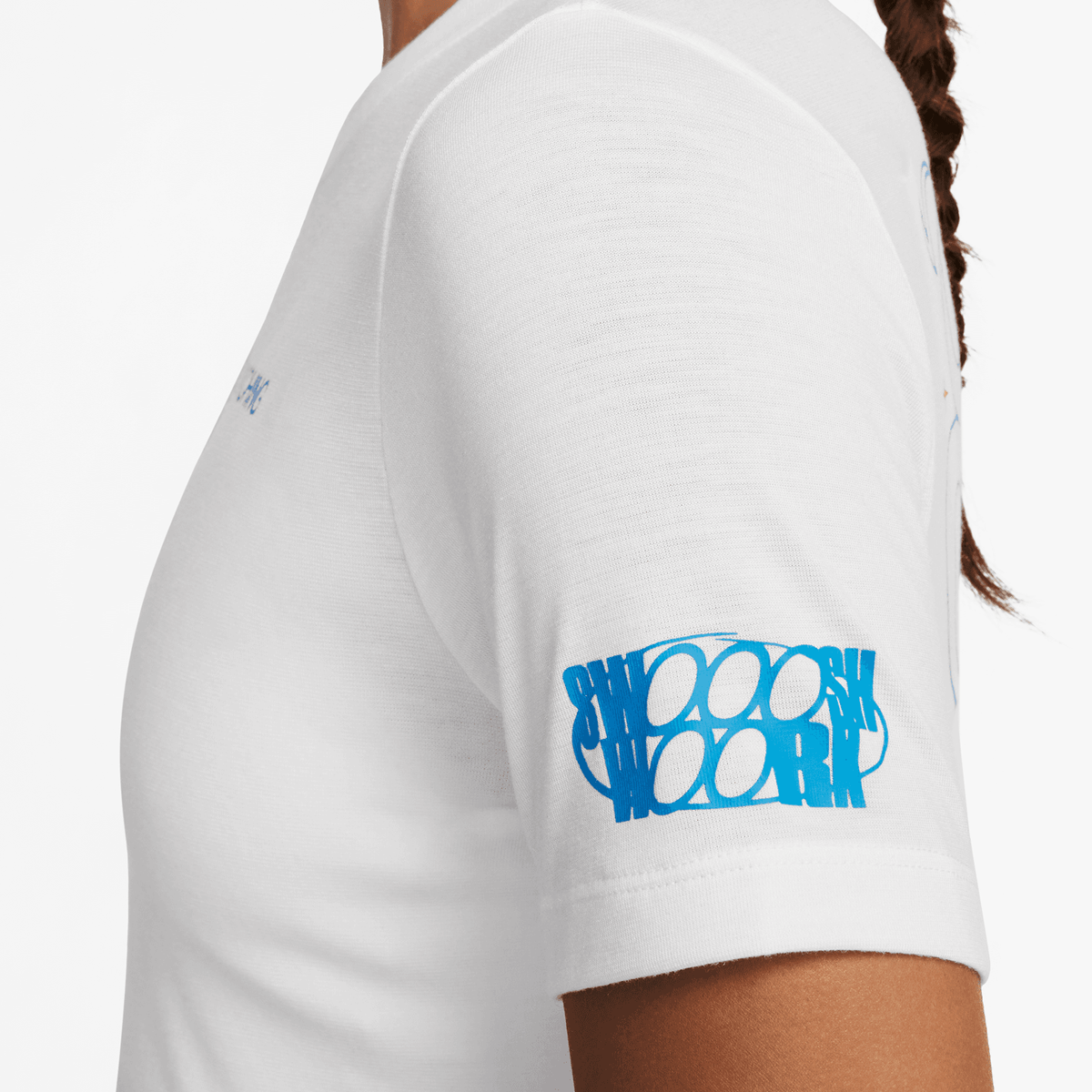 Nike Sportswear Short Sleeve Dance T-shirts Dames white maat: XS beschikbare maaten:XS S M L