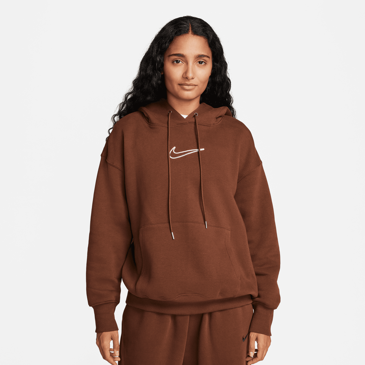Nike Sportswear Phoenix Fleece Oversize-hoodie Hoodies Dames cacao wow maat: L beschikbare maaten:XS S M L XL